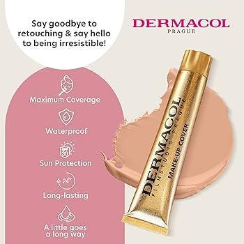 Dermacol Makeup Cover Foundation SPF 30 – Waterproof & Hypoallergenic