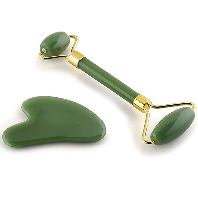 3-in-1 Facial Roller Combo – Jade Roller, Ice Roller & Derma Roller
