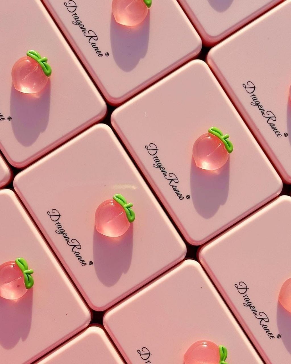 5 Pcs Dragon Ranee Peach Mini Lipstick Set