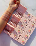 5 Pcs Dragon Ranee Peach Mini Lipstick Set