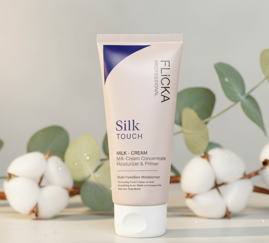 Flicka Silk Touch Milk Cream | 3-in-1 Moisturizer, Primer & Makeup Remover