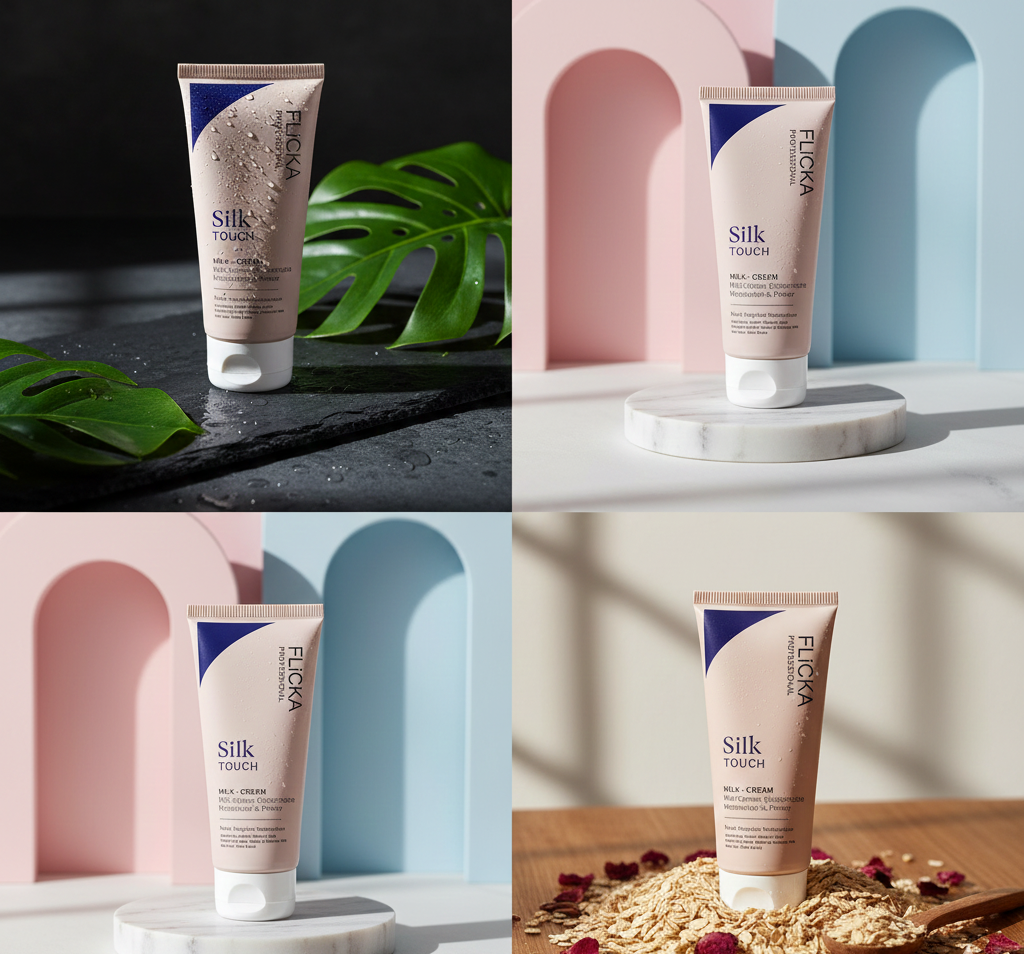 Flicka Silk Touch Milk Cream | 3-in-1 Moisturizer, Primer & Makeup Remover