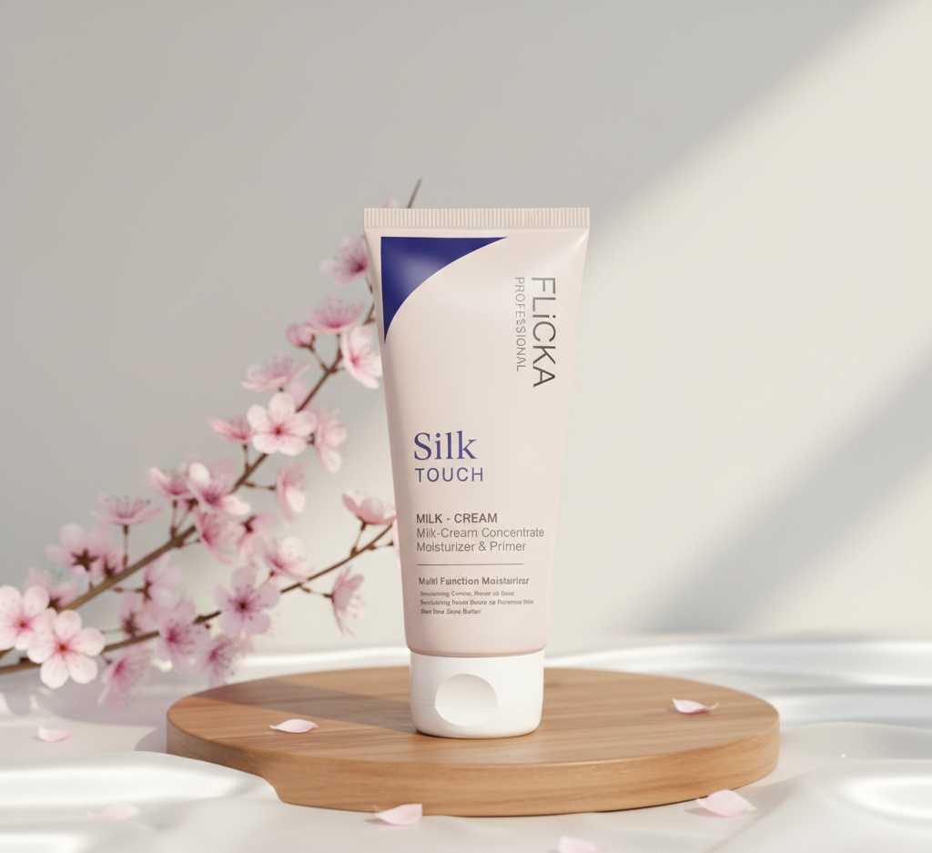 Flicka Silk Touch Milk Cream | 3-in-1 Moisturizer, Primer & Makeup Remover