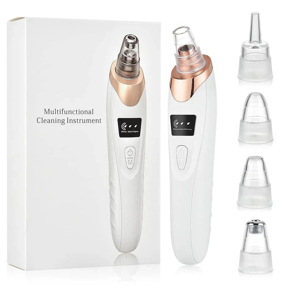 Electric Blackhead Remover – 4-in-1 Pore Cleaner & Facial Vacuum