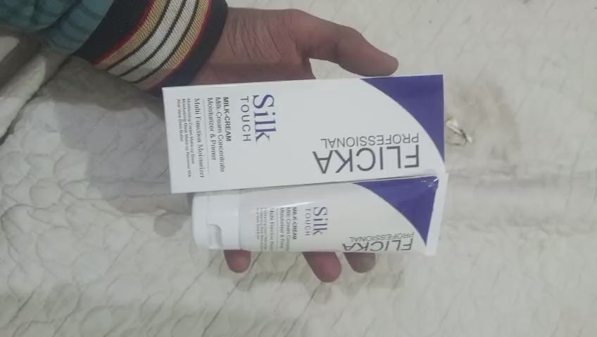 Flicka Silk Touch Milk Cream | 3-in-1 Moisturizer, Primer & Makeup Remover