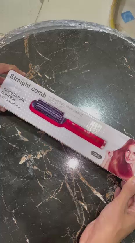 Hair Straightening Brush (Random Colour)